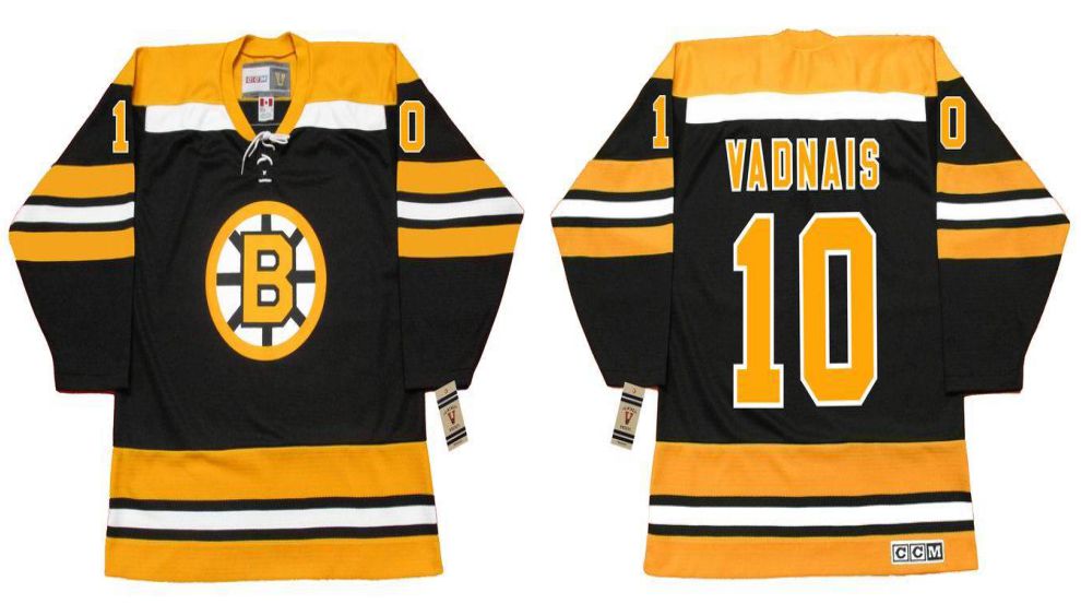 2019 Men Boston Bruins #10 Vadnais Black CCM NHL jerseys->boston bruins->NHL Jersey